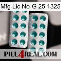 Mfg Lic No G 25 1325 dapoxetine2